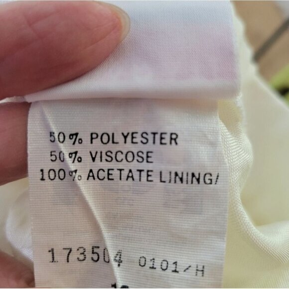 Vintage 1980s Koret white single breasted blazer suit skirt set small medium - Picture 15 of 15